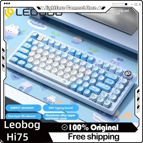 Leobot Alum Nio Perfil Teclado Mec Nico Chaves Estrutura De Junta Ilumina O RGB Hot