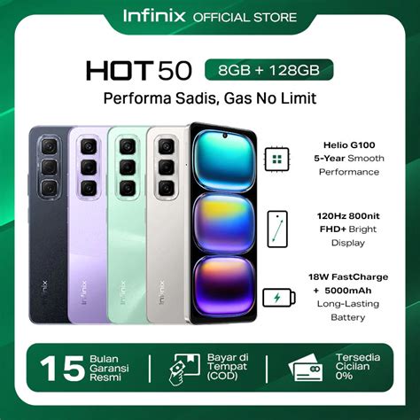 Jual Gadget Infinix Hot Nfc Gb Up To Gb Extended Ram Helio G Smartphone