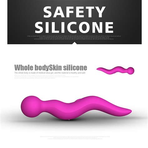 Av Wand Single Motor Female G Spot Vibrator Silicone Electric Rechargeable Vaginae Anal Dildo