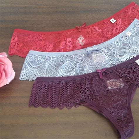 Calcinha Fio Renda Basic Gardens Lingerie Moda Íntima Linha Noite