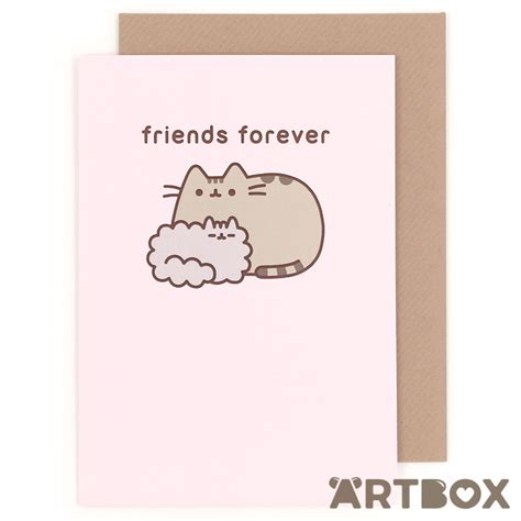 Buy Pusheen The Cat Friends Forever Snuggle Greeting Card At Artbox