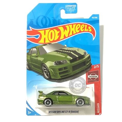 Hot Wheels Nissan Skyline Gtr R Super Treasure Hunt Sth Shopee Malaysia
