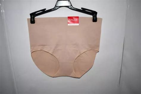 Spanx Everyday Shaping Panties Brief In Soft Nude Size X Ps Nwt Picclick Uk