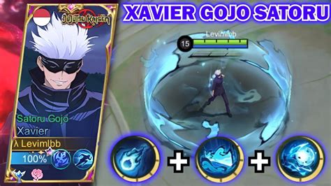 Xavier Gojo Satoru Skin Levimlbb Review Skin Mlbb X Jujutsu Kaisen