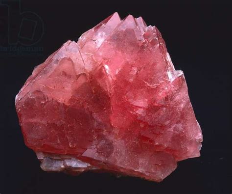 Image of Red fluorine One of the most beautiful red fluorine crystal