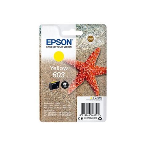 Epson 603 Jaune Originale Cartouche D Encre