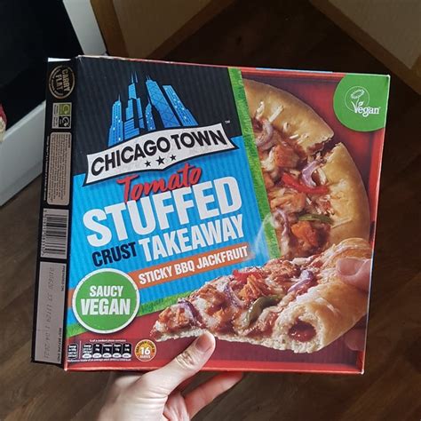 Chicago Town Tomato Stuffed Crust Takeaway Sticky Bbq Jackfruit Pizza