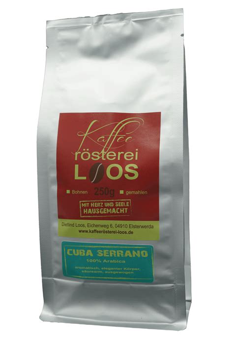 Cuba Serrano - Kaffeerösterei Loos