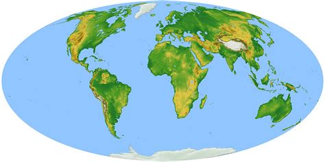 Круглая карта мира с материками - Фото подборки 3