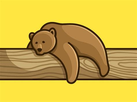 Lazy Bear Lazy Bear Lazy Animals Bear Drawing