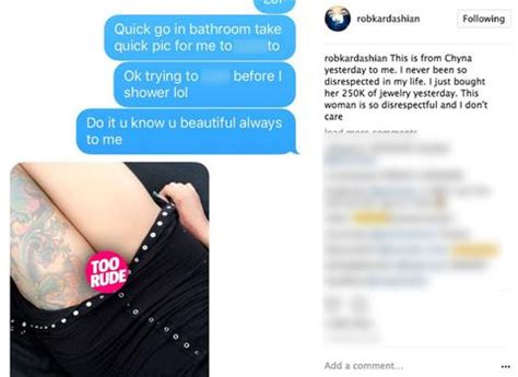 Rob Kardashian Slams Blac Chyna Exposes Naked Photos