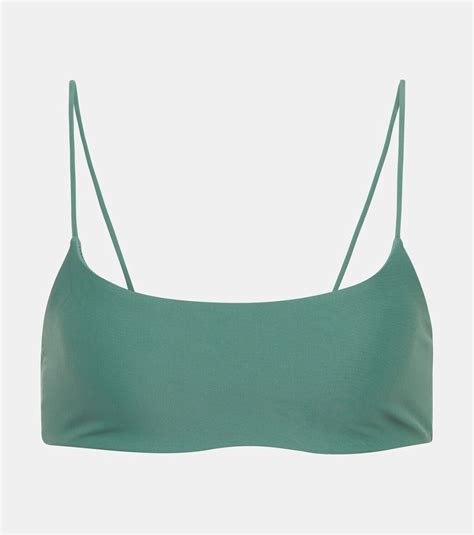 Jade Swim Muse Scoop Bikini Top Jade Swim