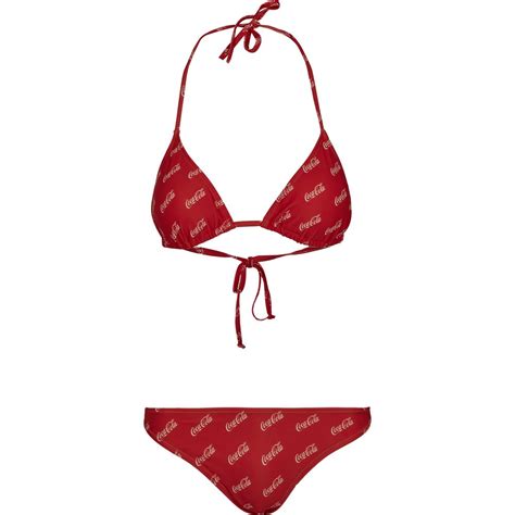Urban Classics Swimsuit Coca Cola Bikini Red Dressinn