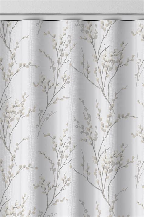 Buy Laura Ashley Dove Grey Pussy Willow Made To Measure Curtains From