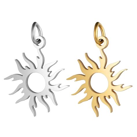 St Cke Los Edelstahl Sonne Charme Gro Handel Diy Schmuck