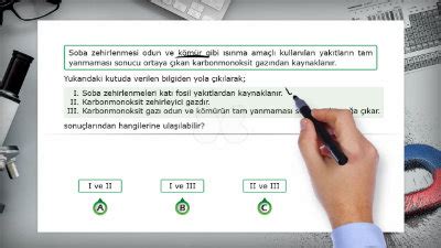 6 Sınıf Soba ve Doğalgaz Zehirlenmeleri Fen Bilimleri Çözümlü