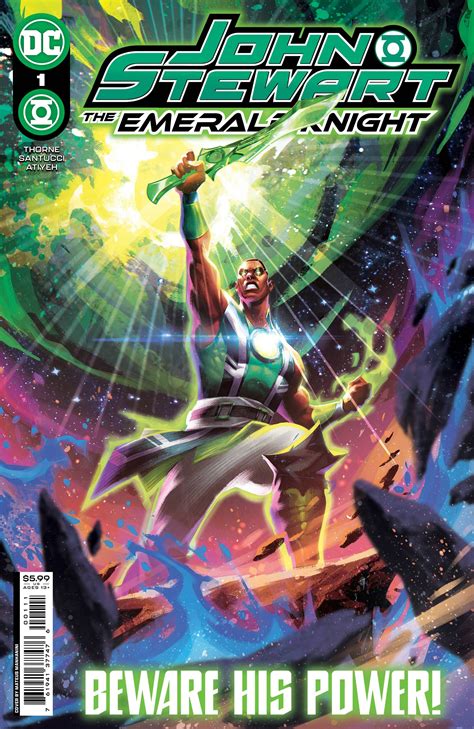 The Green Lanterns Fight A New God In Dcs John Stewart The Emerald