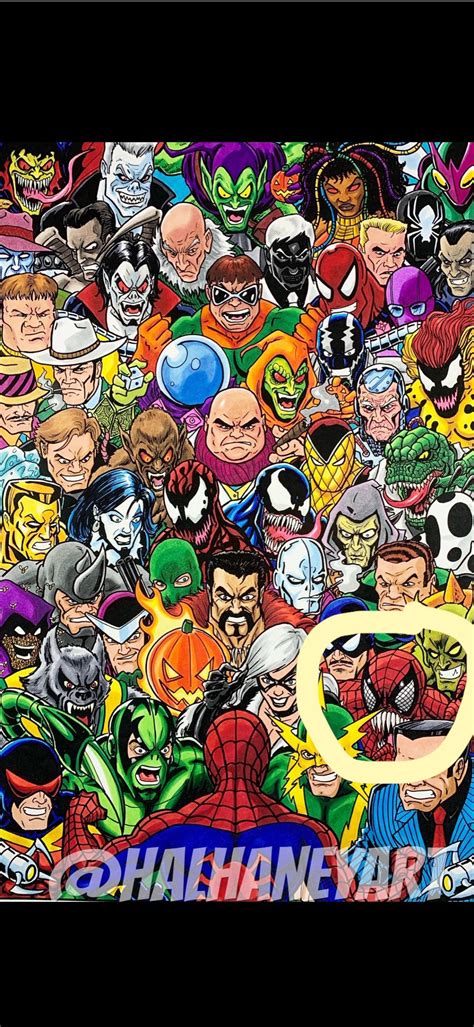 Saw This Cool Pic Of All The Spider Man Villains Does Anyone Know The