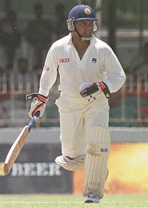 Arjuna Ranatunga Sets Off For A Single