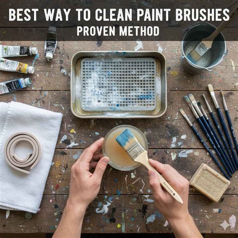 how to clean paint brush