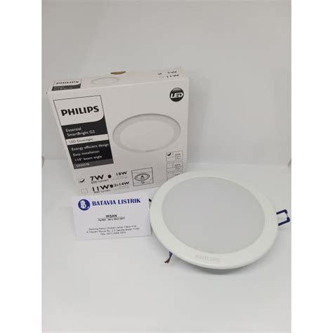 Jual PHILIPS Downlight LED DN027B 7 Watt 5 Inch Kuning Jakarta