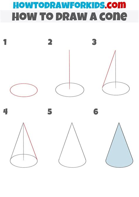 How To Draw A Cone Step By Step Guide For Beginners Drawings Easy