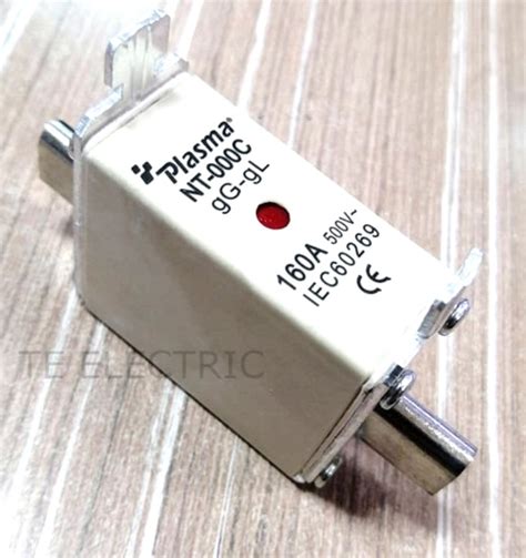 Plasma Nt 000c 160a Blade Fuse With Red Indicator 500v Knive Fuse Cut