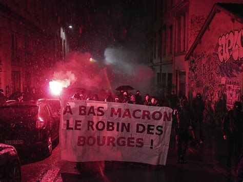 Manifestations Dantifas De Rennes à Paris Macron Dégage Lfm