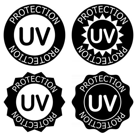 iconos de protección uv Desinfección con luz ultravioleta irradiación