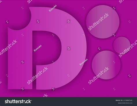Illustration Letter D Modern Design Pattern Stock Illustration ...