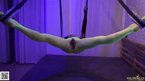 Sex Swing Fantasy In Neon Stocking Shemale Amateur Porn Feat