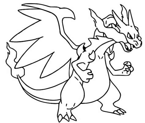 Mega Pokemon Coloring Pages - Coloring Home