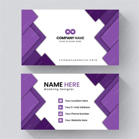 Premium Vector | Professional minimalist business card