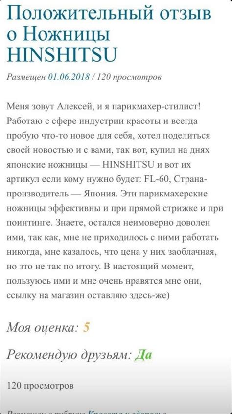 Парикмахерские профессиональные ножницы Hinshitsu
