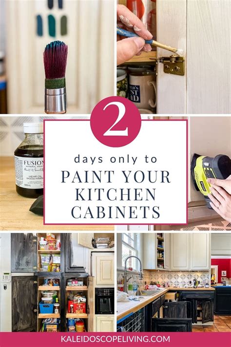 How To Paint Kitchen Cabinets The Easy Way 2 Days No Packing