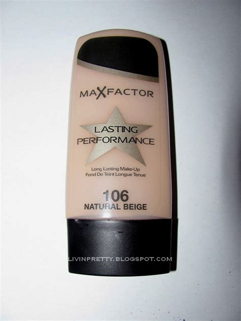 Livin Pretty Vélemény teszt Max Factor Lasting Performance alapozó