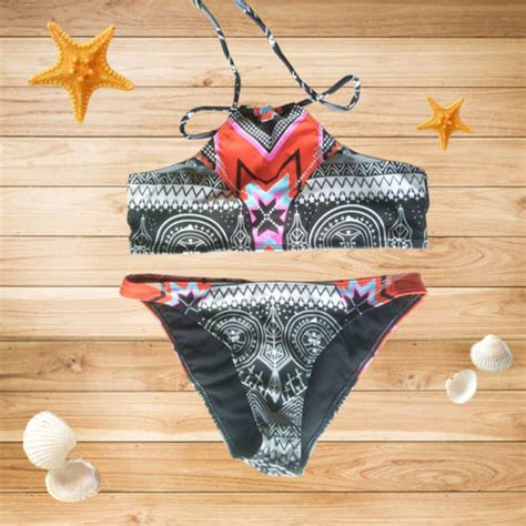 Aliexpress Women Bikini Set Push Up Padded Swimwear Backless Halter Swimsuit Beachwear