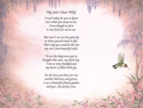 Wedding Day Poem For Son And Daughter In Law