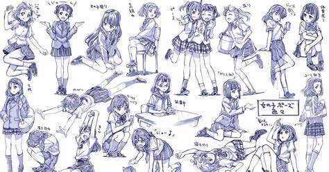 B 女の子のポーズ集8選 立ち姿や座りイラストをもっと可愛く