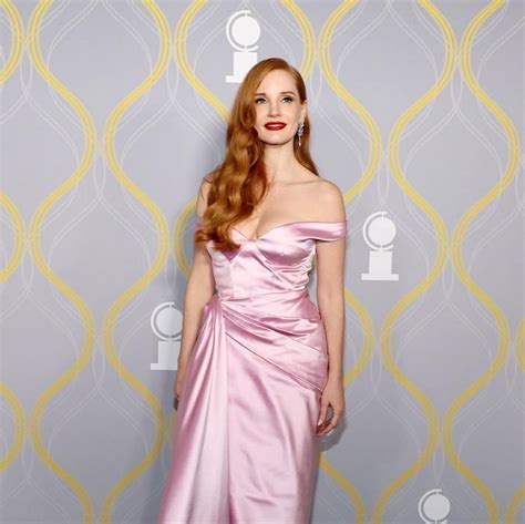 Jessica Chastain Flaunts Her Big Tits In Deep Cleavage 16 Photos The Fappening