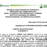 Inti Cartel De Notificaci N De Revocatoria A Jorge Luis Arcila Qu Pasa