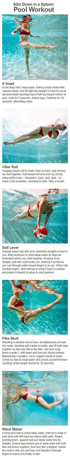 97 POOL EXERCISES ideas in 2021 | pool workout, water exercises, water ...