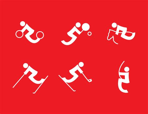 Summer Olympic Pictograms Binghamton University Open Studio