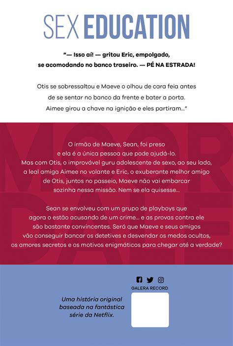 Sex Education P Na Estrada Grupo Editorial Record