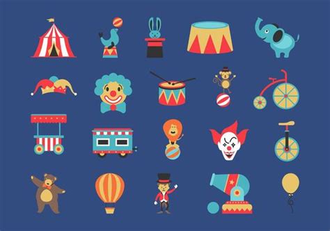 Circus Set Vector Art Icons And Graphics For Free Download