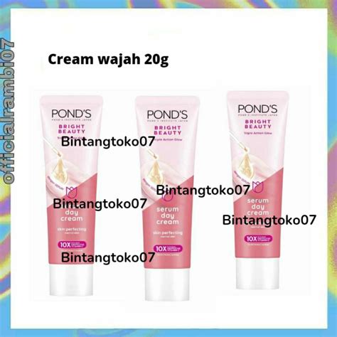 Jual Ponds Bright Beauty Serum Day Cream G Shopee Indonesia