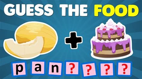 Can You Guess The Food By Emoji Quiz For Smart Youtube