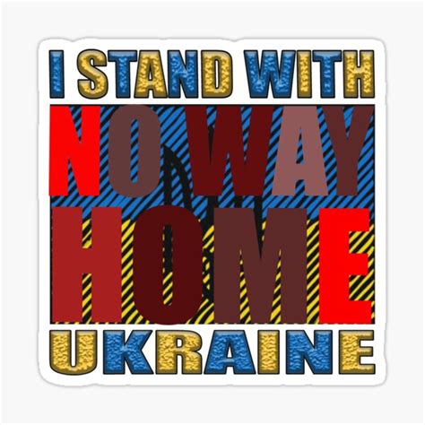 I Stand With Ukraine Fuck Putin Ukraine Sticker By DesignsForYou5 Redbubble