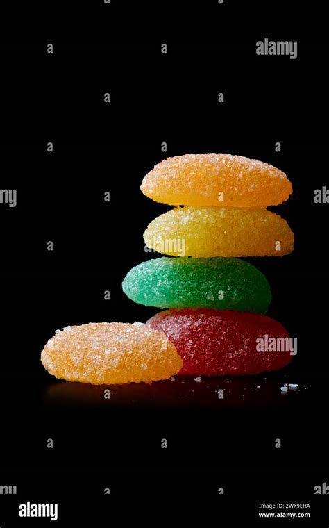 Jujubes Fruit Flavored Colorful Gummy Chewy Candy Confectionery With