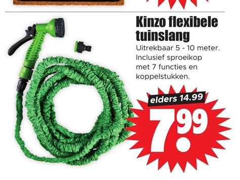 Kinzo Flexibele Tuinslang Aanbieding Bij Dirk